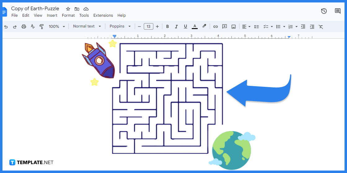 how to create earth puzzle in google docs template example 2023 step