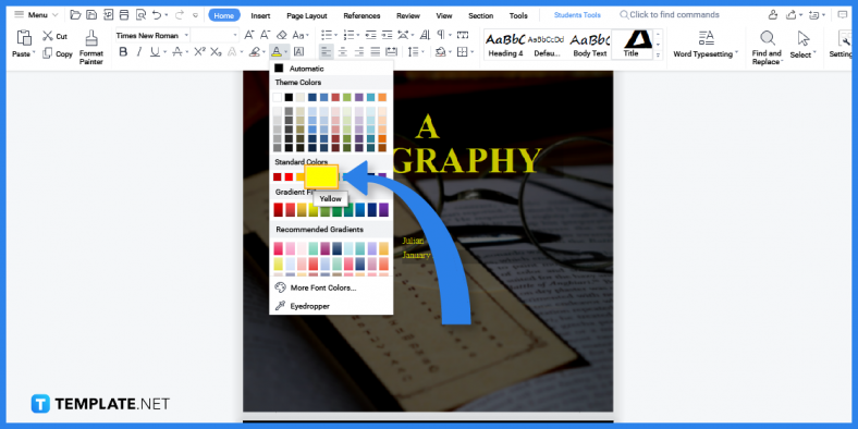 how to create a biography in microsoft word template example 2023 step 4 788x