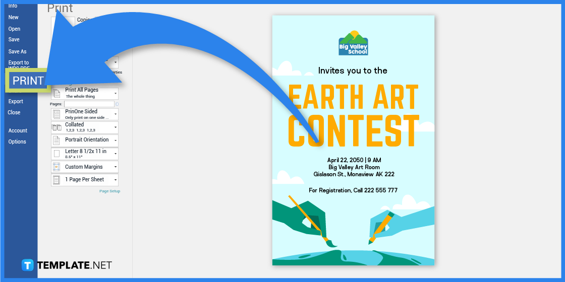 how to create an earth poster in microsoft word template example 2023 step