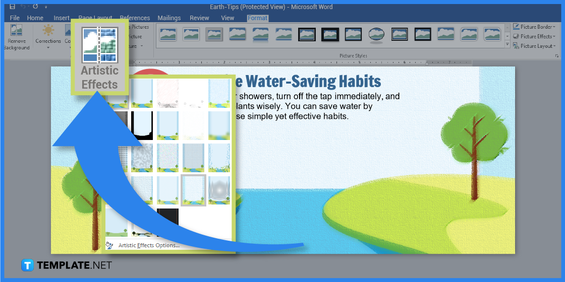 how to create an earth tips in microsoft word template example 2023 step