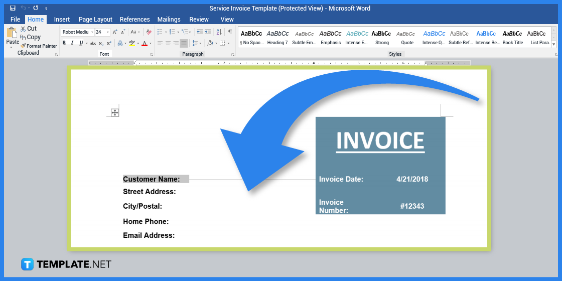 how to create an invoice in microsoft word templates examples2023 step