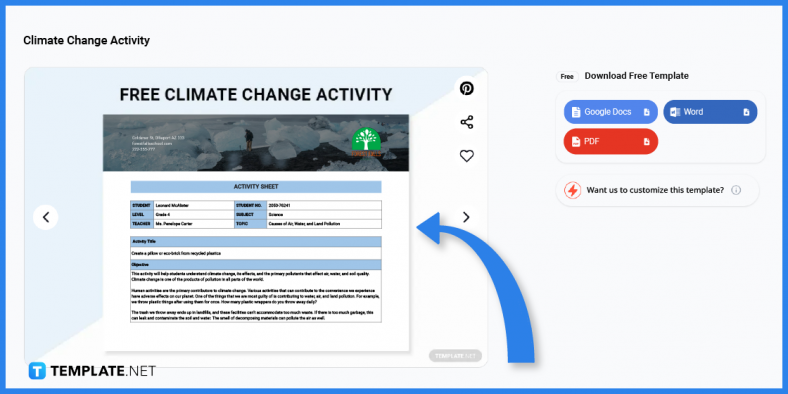 comment créer une activité sur le changement climatique dans l'exemple de modèle googledocs 2023 étape 11 788x