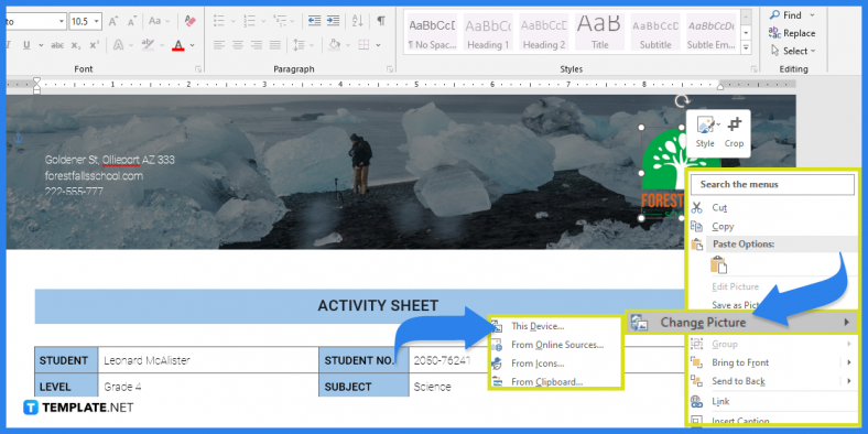 how to make climate change activity in microsoft word template example 2023 step 4 788x