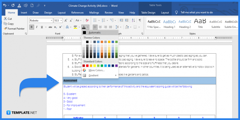 how to make climate change activity in microsoft word template example 2023 step 8 788x