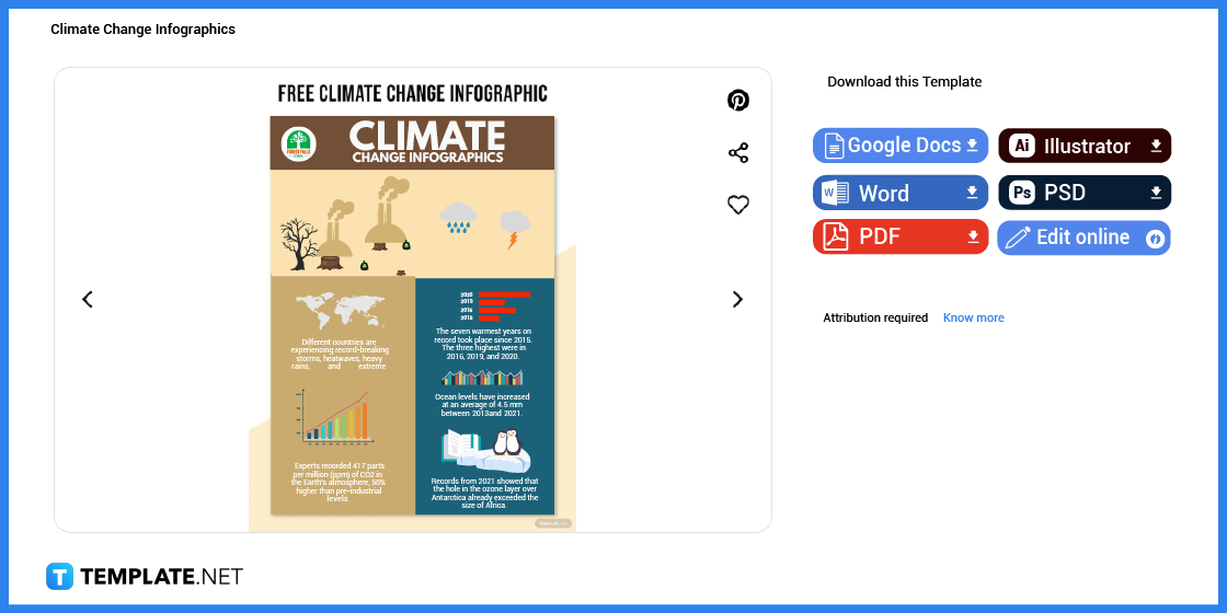 comment créer des infographies sur le changement climatique dans l'exemple de modèle Microsoft Word 2023 étape