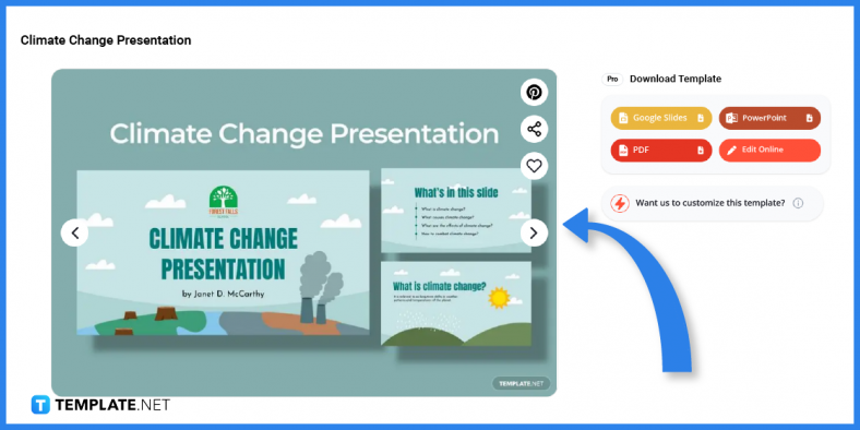 how to make climate change presentation in powerpoint presentation template example 2023 step 1 788x