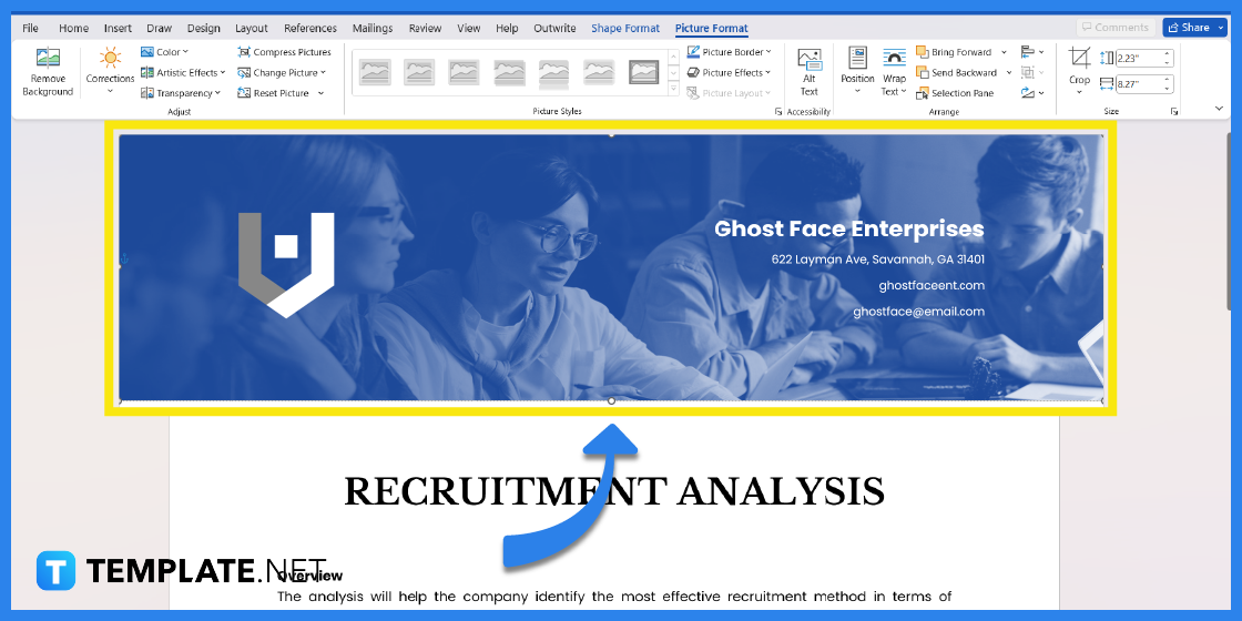 how to make create an analysis in microsoft word step