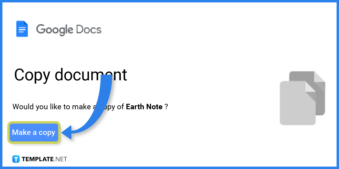 how to make earth note in google docs template example 2023 step