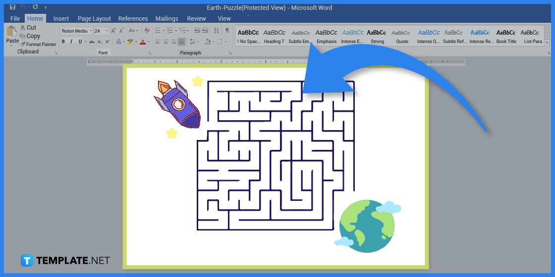 how to make earth puzzle in microsoft word template example 2023 step