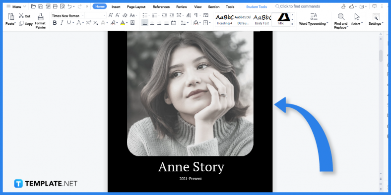 how to make a biography in microsoft word template example 2023 step 5 788x