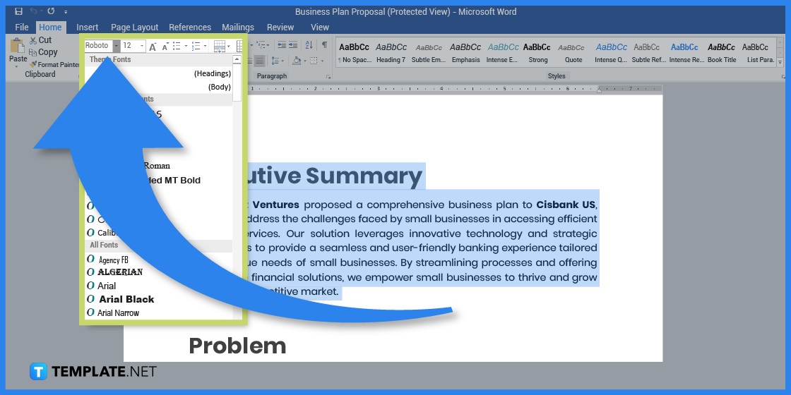 comment faire un plan d'affaires dans des exemples de modèles Microsoft Word 2023 étape