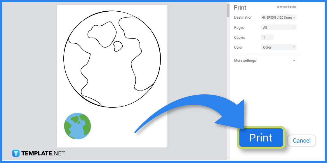 how to make an earth coloring page in google docs template example 2023 step