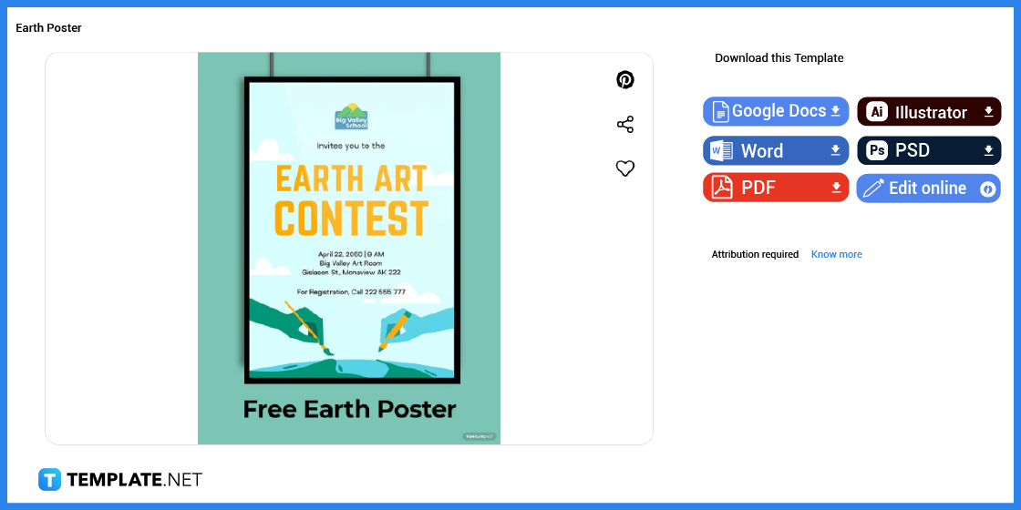 How To Make/Create an Earth Poster in Microsoft Word [Template
