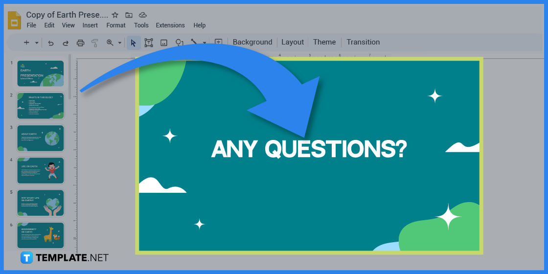 how to make an earth presentation in google slides template example 2023 step