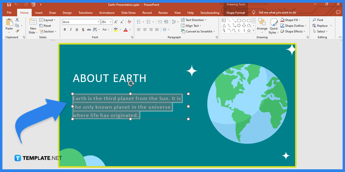 how to make an earth presentation in microsoft powerpoint template example 2023 step