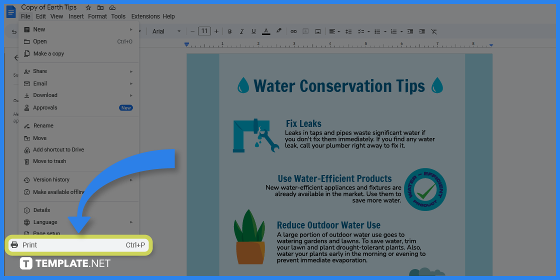 how to make an earth tips in google docs template example 2023 step