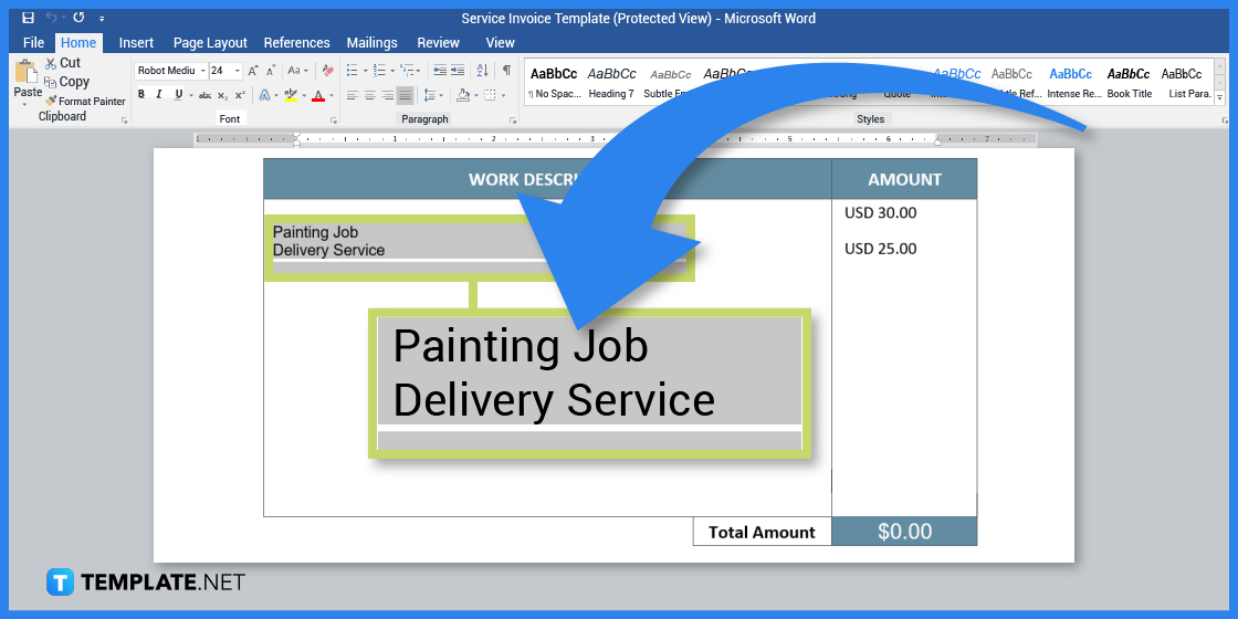 how to make an invoice in microsoft word templates examples2023 step