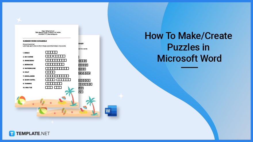 how to make_create puzzles in microsoft word