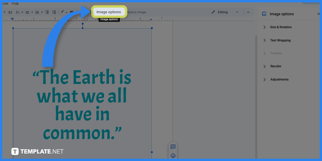 how to create earth quotes in google docs template example 2023 step