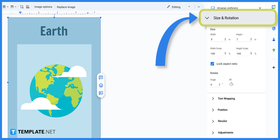 How to Make/Create an Earth Flashcard in Google Docs [Template