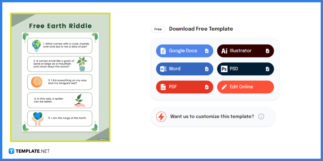 how to create an earth riddle in google docs template example 2023 step