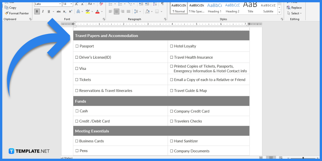 how to create an itinerary in microsoft word templates examples 2023 step