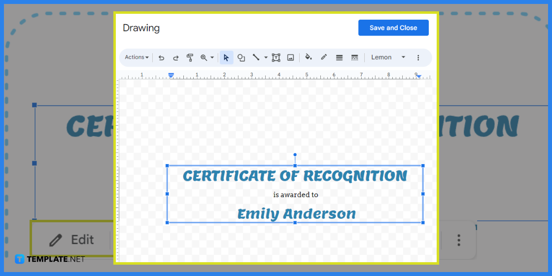 how to make earth certificate in google docs template example 2023 step