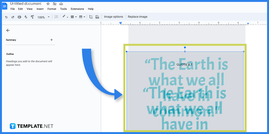 how to make earth quotes in google docs template example 2023 step