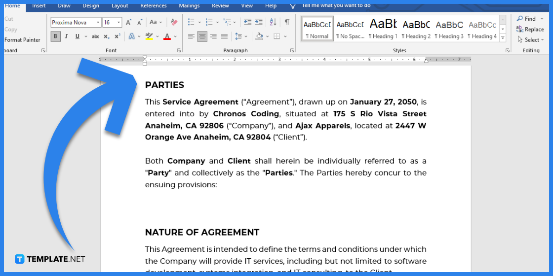 How to Make/Create an Agreement in Microsoft Word [Templates + Examples ...