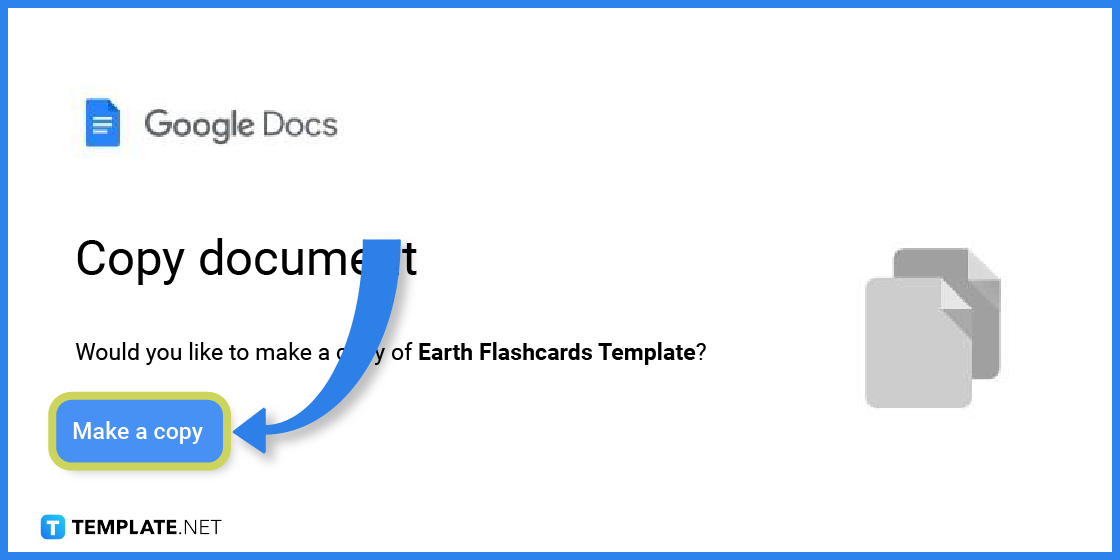 how to make an earth flashcard in google docs template example 2023 step
