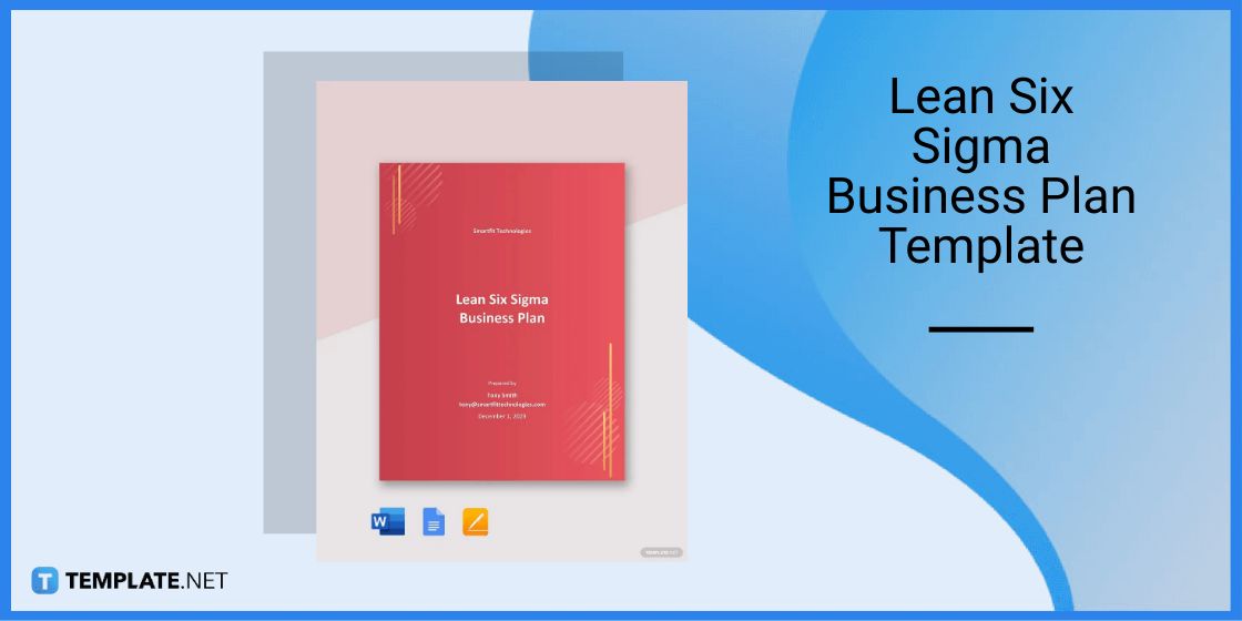lean six sigma business plan template