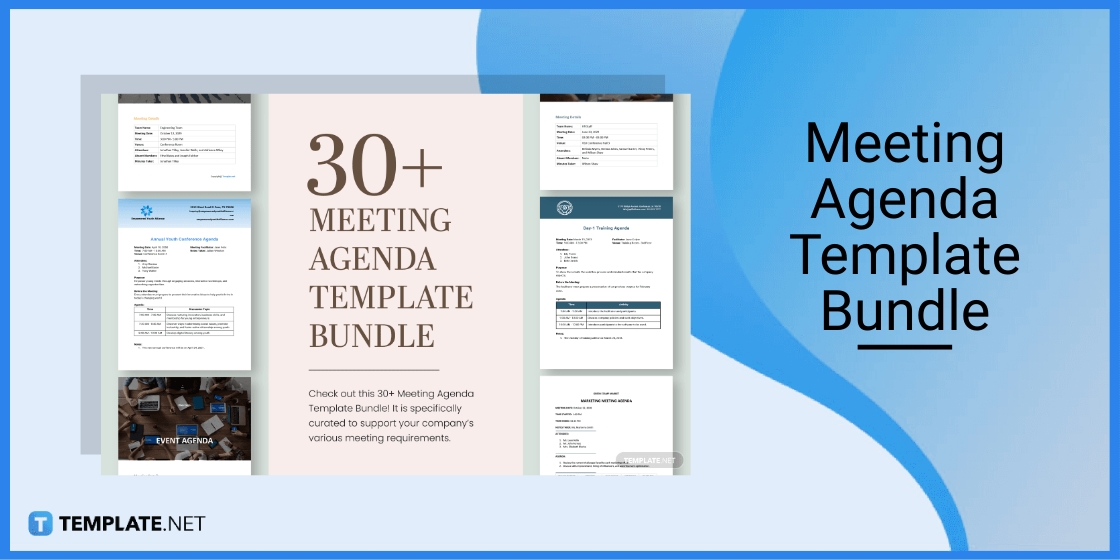 meeting agenda template bundle