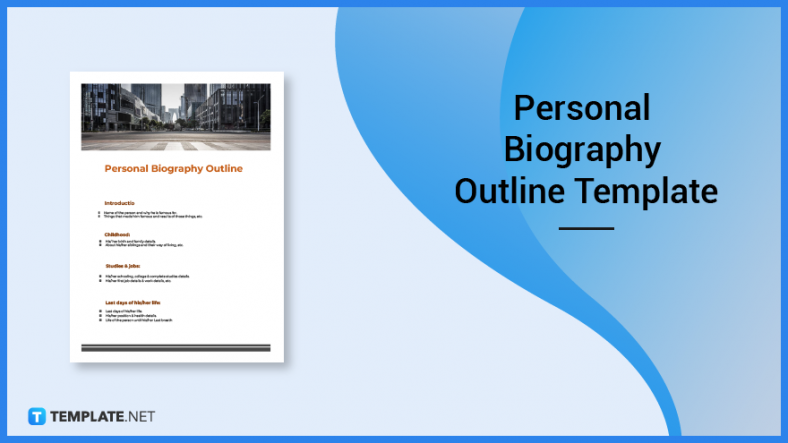personal biography outline