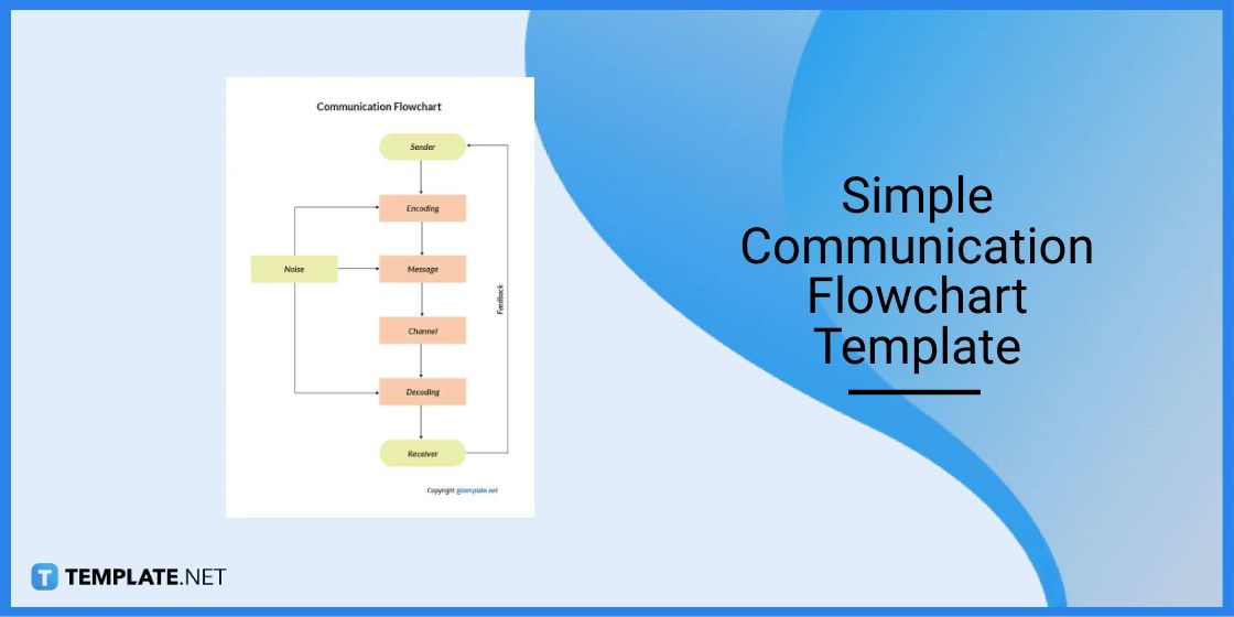 simple communication flowchart template