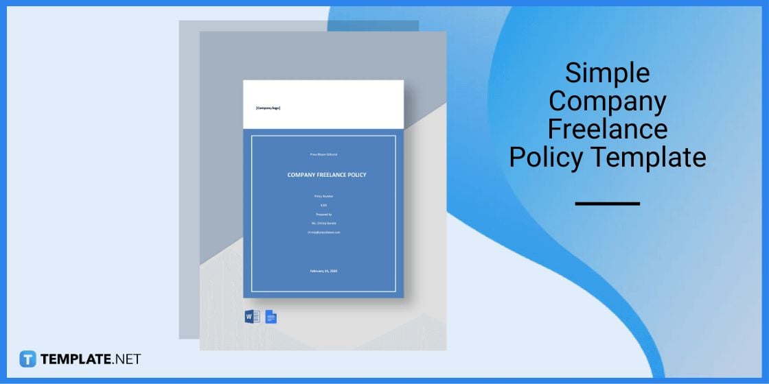 simple company freelance policy template