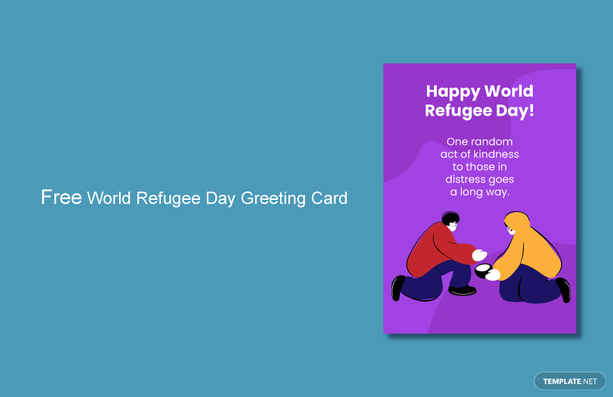 world refugee day greeting card ideas and examples