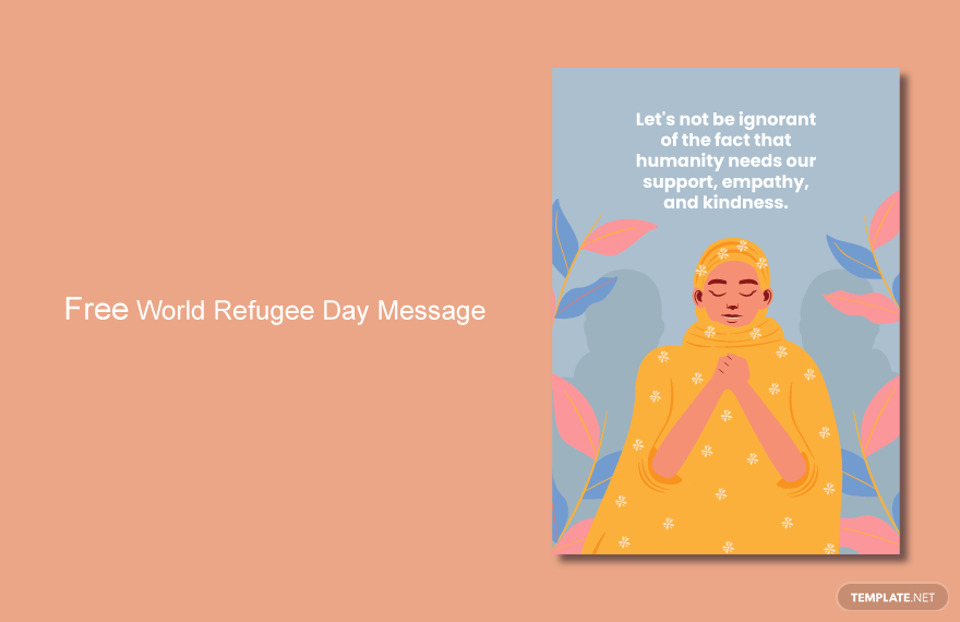 world refugee day message ideas and examples