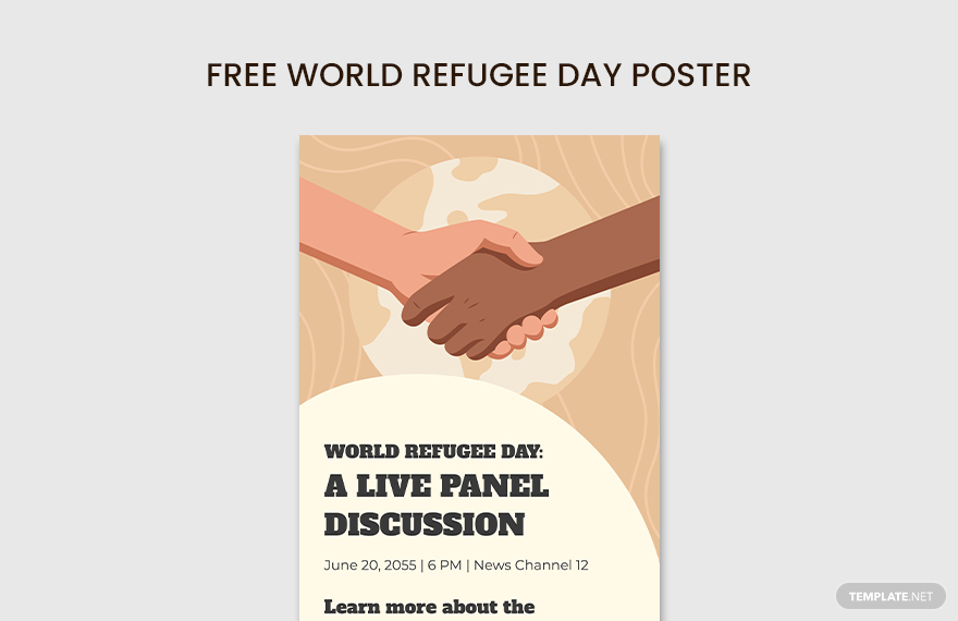 world refugee day poster ideas and examples