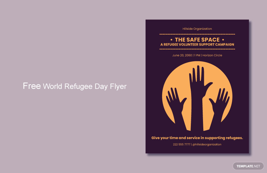 world refugee flyer ideas and examples
