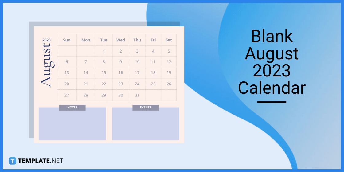 blank august 2023 calendar template