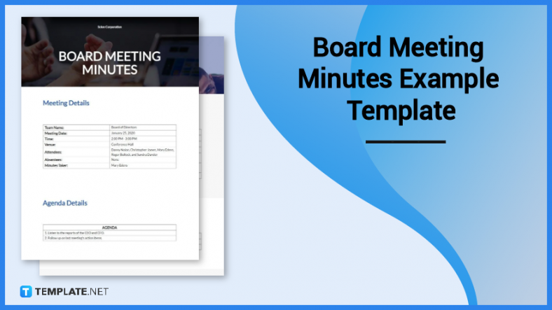board meeting minutes example template 788x