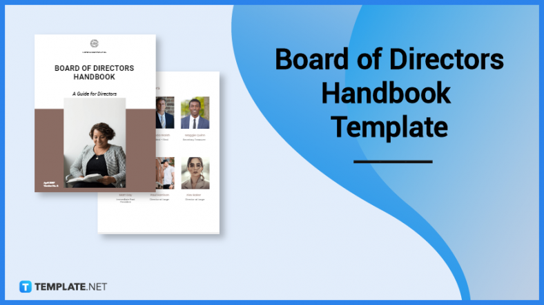 board of directors handbook template 788x