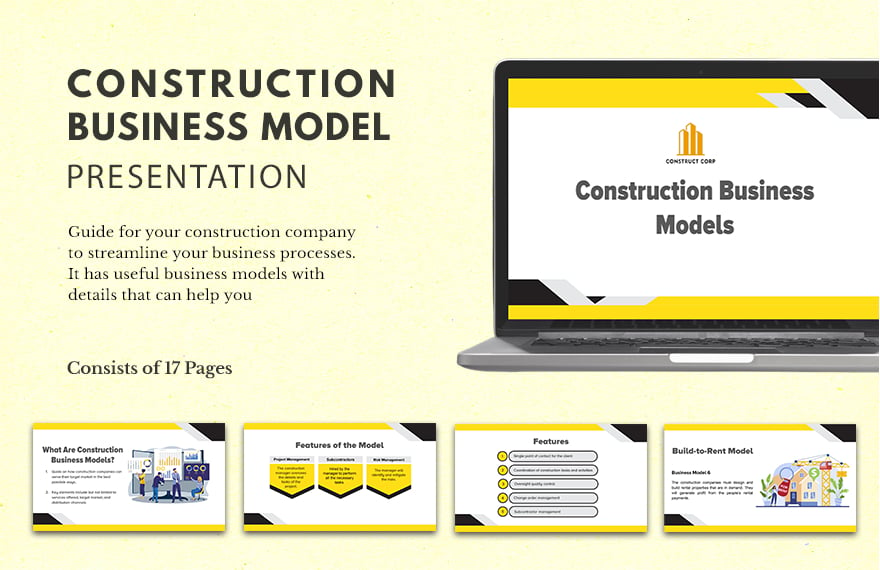 construction business model ideas examples
