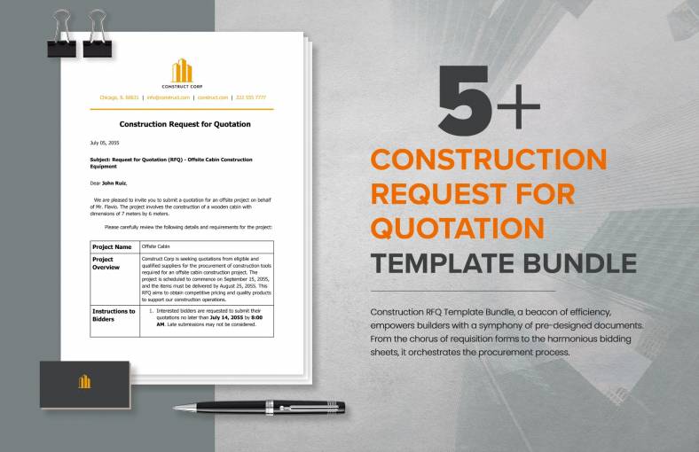 construction request for quotation template bundle 788x510