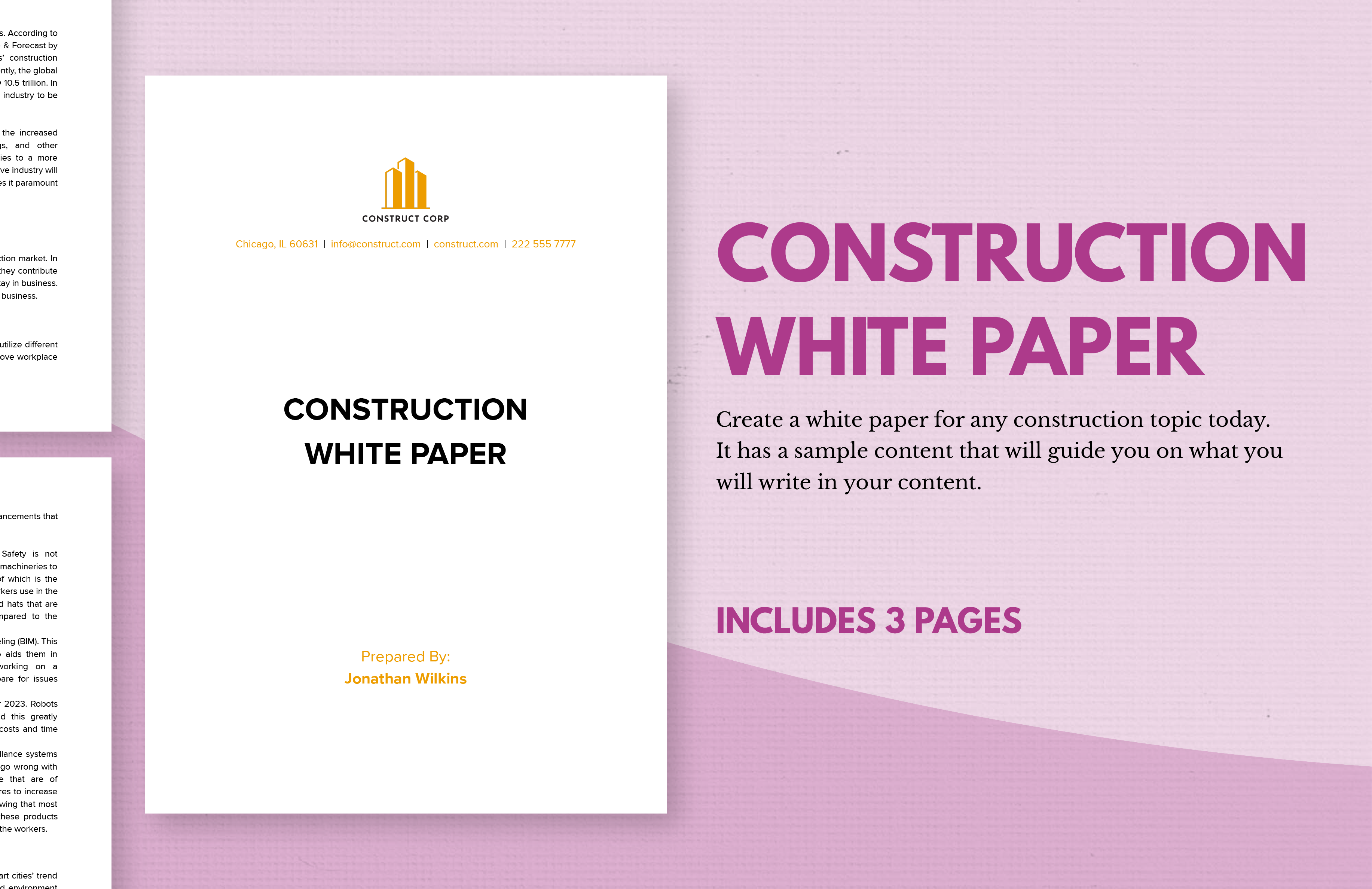 construction white papers ideas examples
