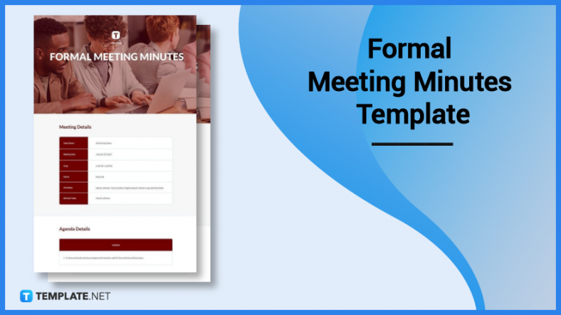 formal meeting minutes template 788x