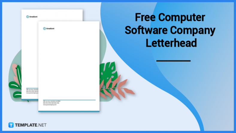 free computer software company letterhead 788x