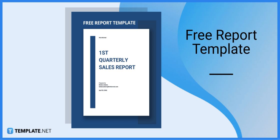 free report template