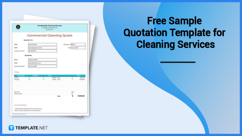 free sample quotation template for cleaning services 788x