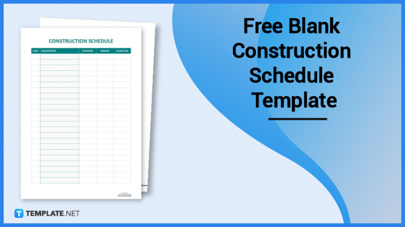 free blank construction schedule template 788x